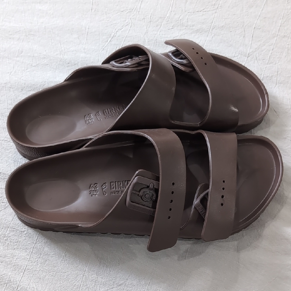 Birkenstock Dark Brown Slide Sandals